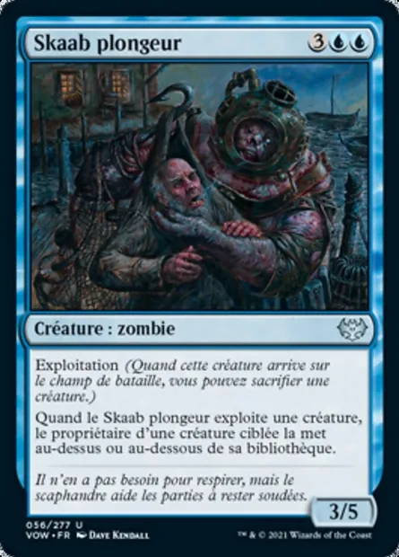 Skaab plongeur, carte Magic VOW 56 — extension Innistrad : noce écarlate