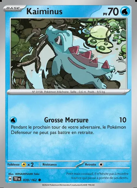 Kaiminus, carte Pokémon TEF 039 — extension Forces Temporelles