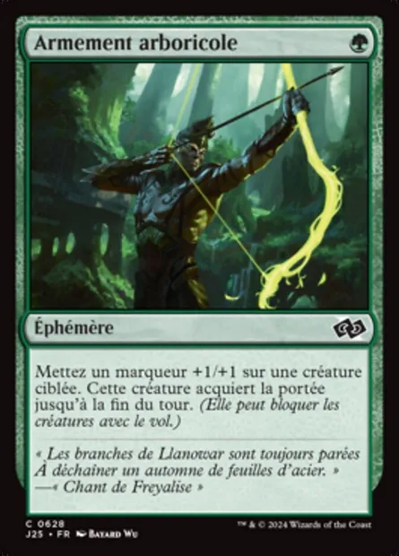 Armement arboricole, carte Magic J25 628 — extension Foundations Jumpstart