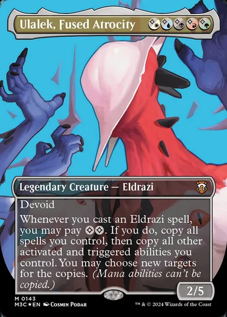 Ulalek, Fused Atrocity, Magic card M3C 143 — Modern Horizons 3 Commander set