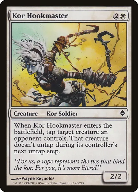 Kor Hookmaster, Magic card ZEN 20 — Zendikar set