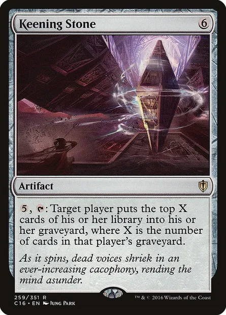 Keening Stone, Magic card C16 259 — Commander 2016 set