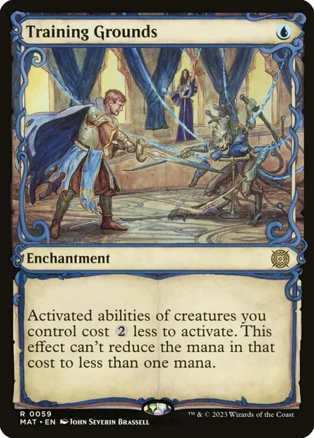 Training Grounds, Magic card MAT 59 — March of the Machine: The Aftermath set