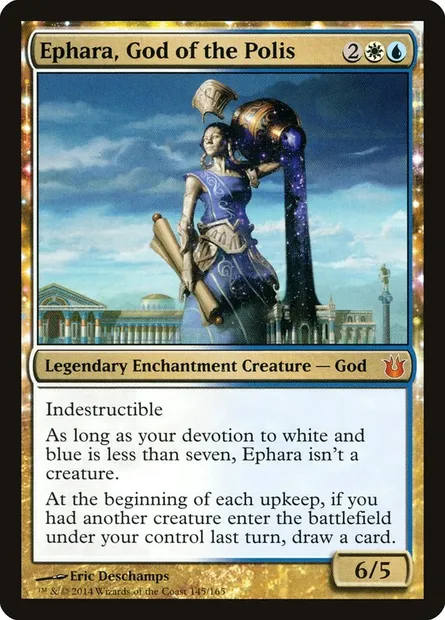 Ephara, God of the Polis, Magic card BNG 145 — Born of the Gods set