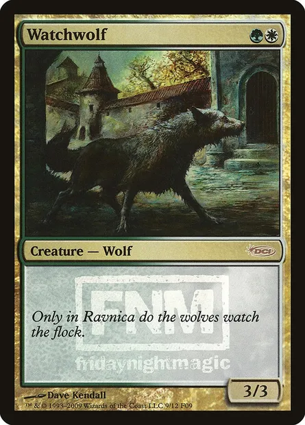 Watchwolf, Magic card F09 9 — Friday Night Magic 2009 set