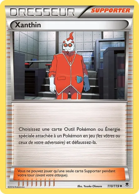 Xanthin, carte Pokémon PHF 110 — extension Vigueur Spectrale