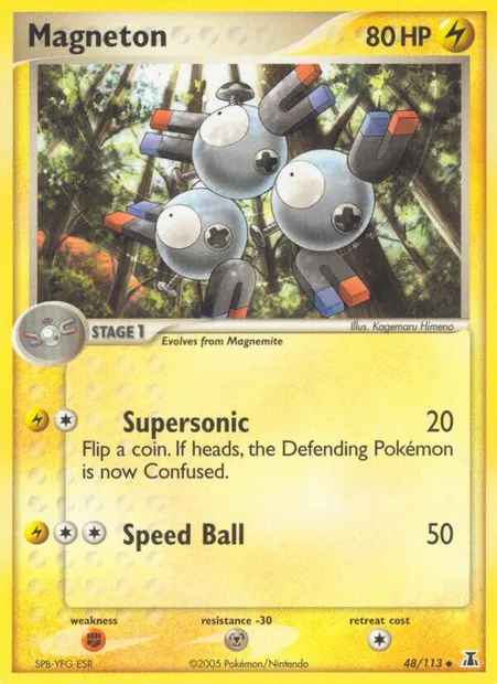 Magneton, Pokémon card DS 48 — Delta Species set