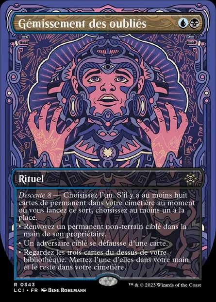 Gémissement des oubliés, carte Magic LCI 343 — extension The Lost Caverns of Ixalan