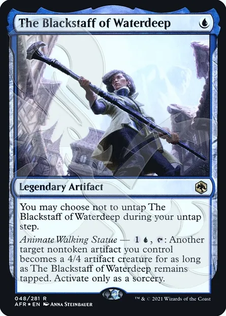 The Blackstaff of Waterdeep, Magic card PAFR 48a — Adventures in the Forgotten Realms Promos set