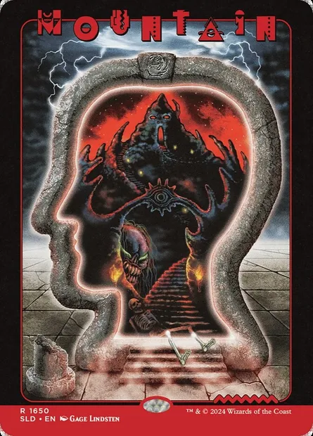 Mountain, Magic card SLD 1650 — Secret Lair Drop set