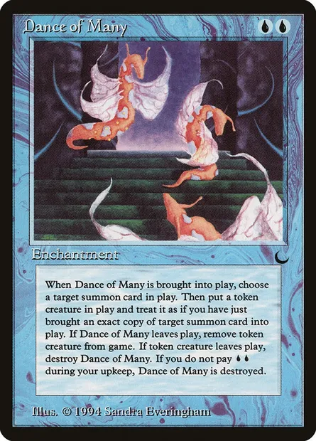 Danse innombrable, carte Magic DRK 22 — extension The Dark