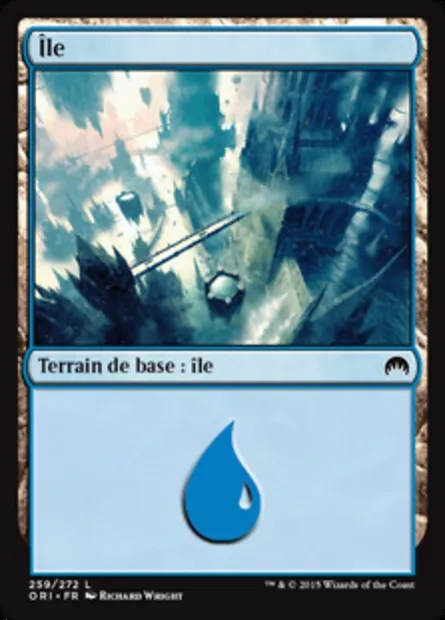 Île, carte Magic ORI 259 — extension Magic Origines