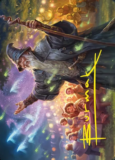 Gandalf, Friend of the Shire // Gandalf, Friend of the Shire, Magic card ALTR 5 — Tales of Middle-earth Art Series set