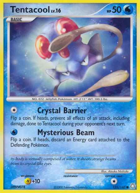Tentacool, Pokémon card LA 125 — Legends Awakened set