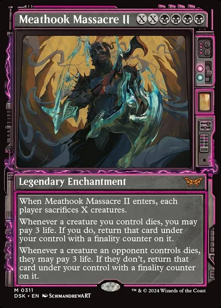 Meathook Massacre II, Magic card DSK 311 — Duskmourn: House of Horror set