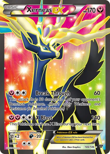 Xerneas EX, Pokémon card XY 146 — XY set