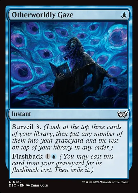 Otherworldly Gaze, Magic card DSC 122 — Duskmourn: House of Horror Commander set