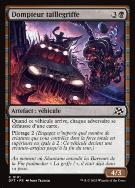 Dompteur taillegriffe, carte Magic DFT 101 — extension Aetherdrift