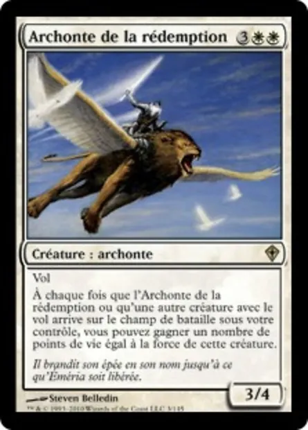Archonte de la rédemption, carte Magic WWK 3 — extension Worldwake