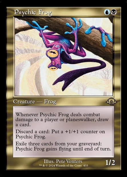 Psychic Frog, Magic card MH3 433 — Modern Horizons 3 set