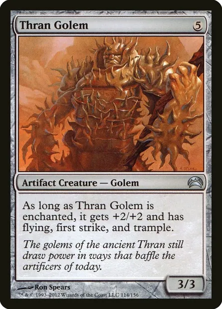 Thran Golem, Magic card PC2 114 — Planechase 2012 set