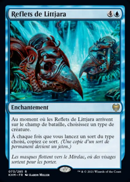 Reflets de Littjara, carte Magic KHM 73 — extension Kaldheim
