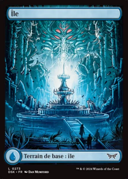 Île, carte Magic DSK 273 — extension Duskmourn: House of Horror