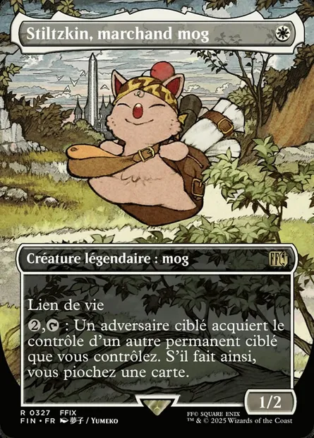 Stiltzkin, marchand mog, carte Magic FIN 327 — extension Final Fantasy