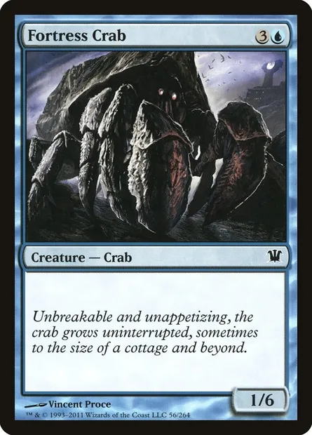 Fortress Crab, Magic card ISD 56 — Innistrad set