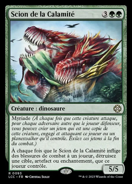 Scion de la Calamité, carte Magic LCC 93 — extension The Lost Caverns of Ixalan Commander