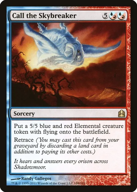 Call the Skybreaker, Magic card CMD 188 — Commander 2011 set