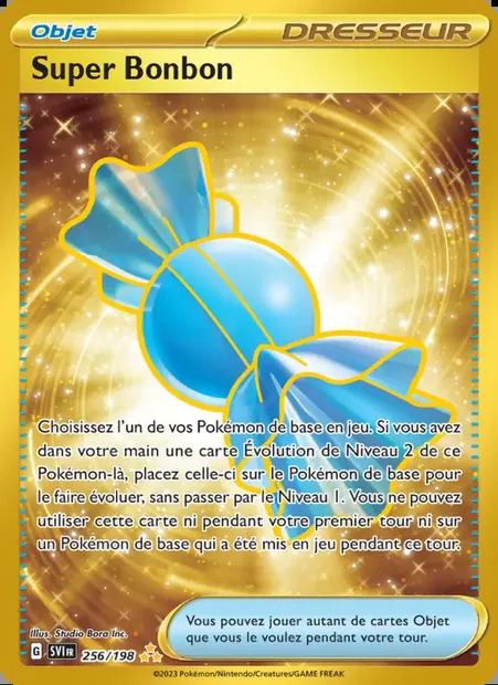 Super Bonbon, carte Pokémon SVI 256 — extension Écarlate et Violet