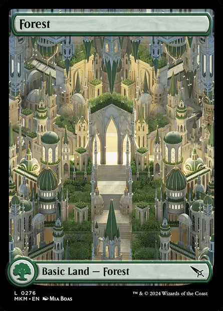 Forest, Magic card MKM 276 — Murders at Karlov Manor set