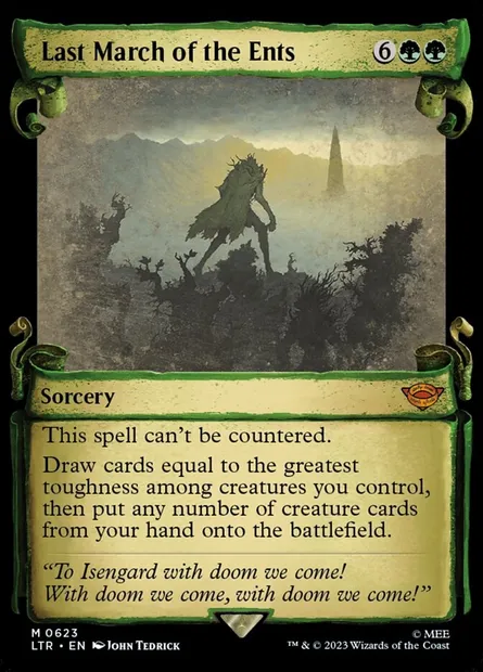 Last March of the Ents, Magic card LTR 623 — The Lord of the Rings: Tales of Middle-earth set