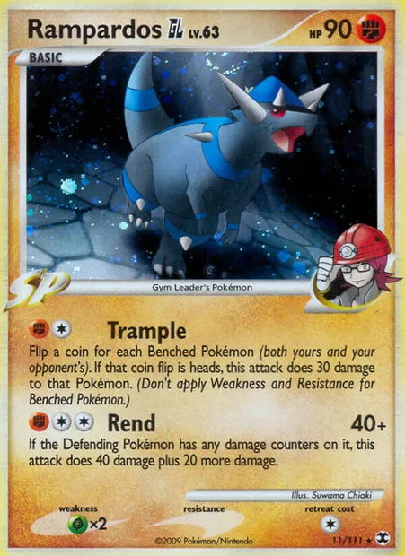Rampardos GL, Pokémon card RR 11 — Rising Rivals set