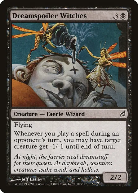 Dreamspoiler Witches, Magic card LRW 108 — Lorwyn set
