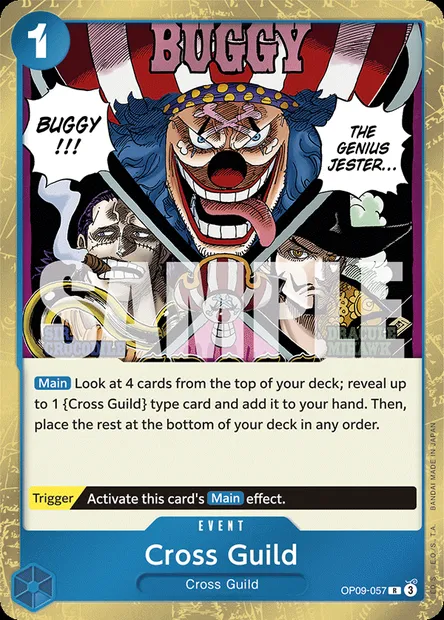 Cross Guild, One Piece card OP09-057 — EMPERORS IN THE NEW WORLD set