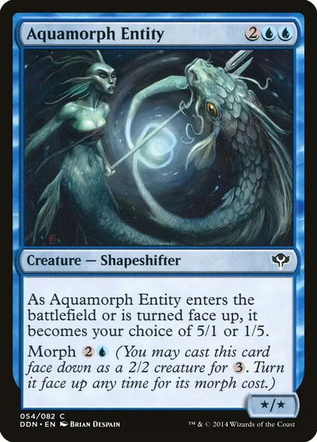 Aquamorph Entity, Magic card DDN 54 — Duel Decks: Speed vs. Cunning set