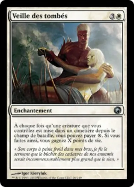 Veille des tombés, carte Magic SOM 26 — extension Cicatrices de Mirrodin