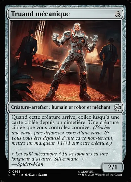 Truand mécanique, carte Magic SPM 168 — extension Marvel's Spider-Man