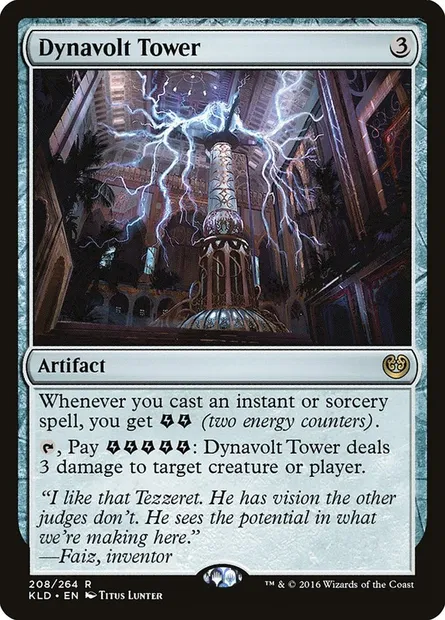 Dynavolt Tower, Magic card KLD 208 — Kaladesh set