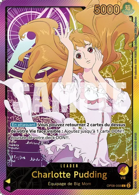 Charlotte Pudding, carte One Piece OP08-058 — extension TWO LEGENDS
