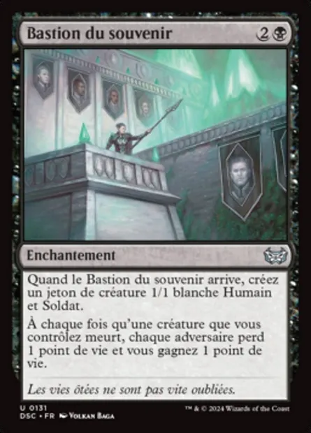 Bastion du souvenir, carte Magic DSC 131 — extension Duskmourn: House of Horror Commander
