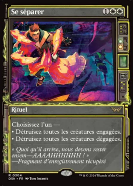 Se séparer, carte Magic DSK 304 — extension Duskmourn: House of Horror