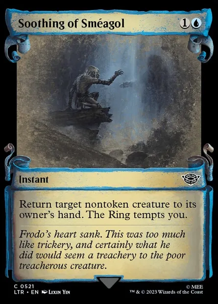 Soothing of Sméagol, Magic card LTR 521 — The Lord of the Rings: Tales of Middle-earth set