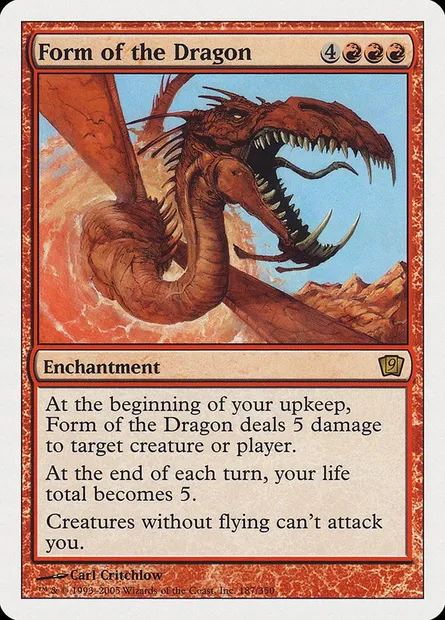 Form of the Dragon, Magic card 9ED 187 — Ninth Edition set