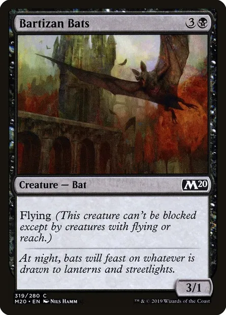 Bartizan Bats, Magic card M20 319 — Core Set 2020 set