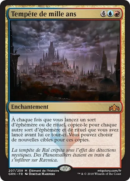 Tempête de mille ans, carte Magic GRN 207 — extension Les Guildes de Ravnica