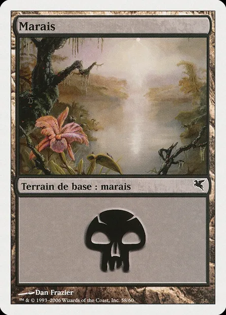 Swamp, Magic card PSAL A58 — Salvat 2005 set