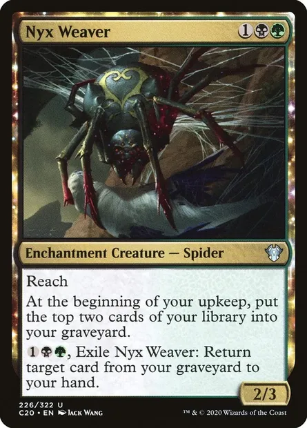 Nyx Weaver, Magic card C20 226 — Commander 2020 set